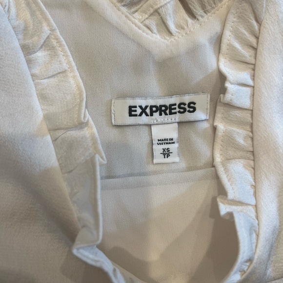 Express Polyester Cream Tank - Picture 2 of 4